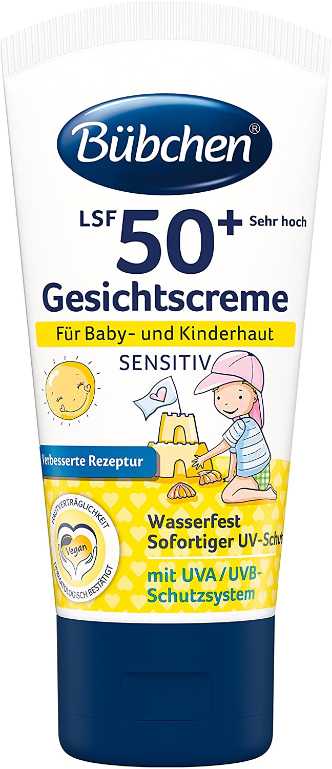 BU5 Солнцезащитный крем для лица младенцев и детей ФЗ 50+ 50 мл