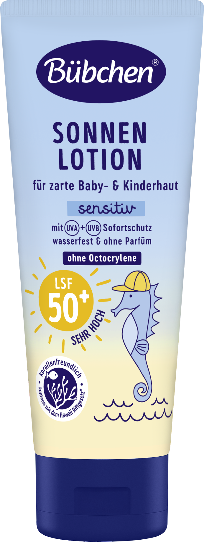 BU5 Солнцезащитное молочко для младенцев и детей. Фактор защиты 50+, 100 мл