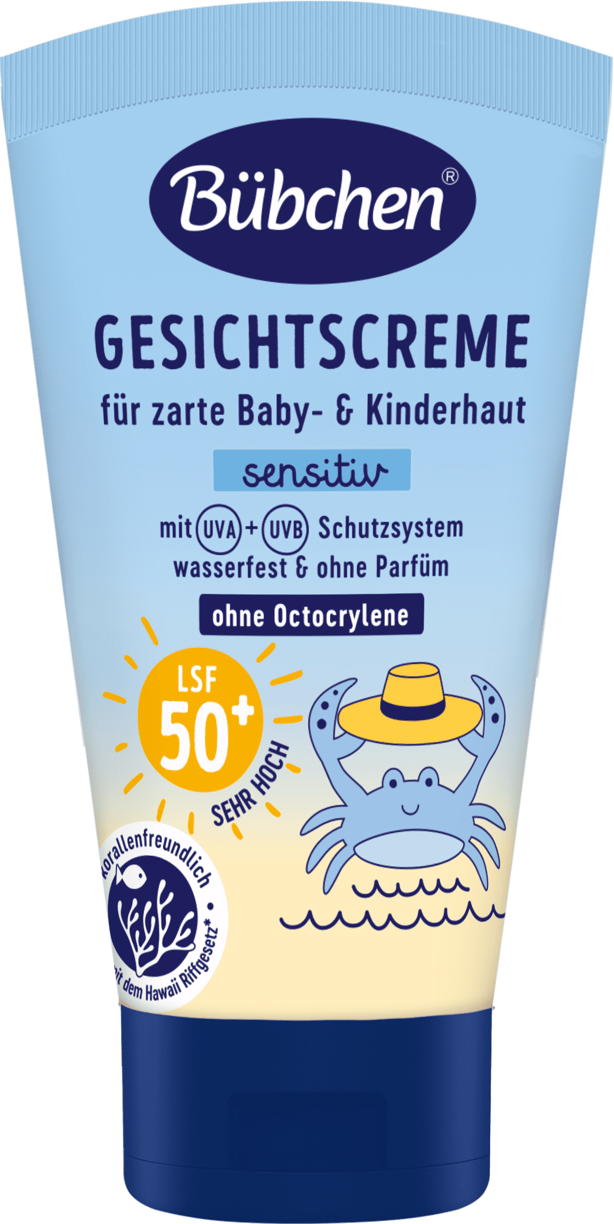 BU5 Солнцезащитный крем для лица младенцев и детей ФЗ 50+ 50 мл