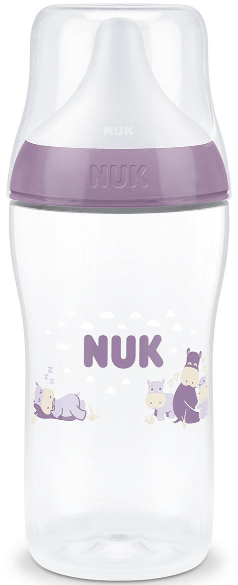 NUK Бутылка Perfect Match PP 260 мл сил M Бегемот
